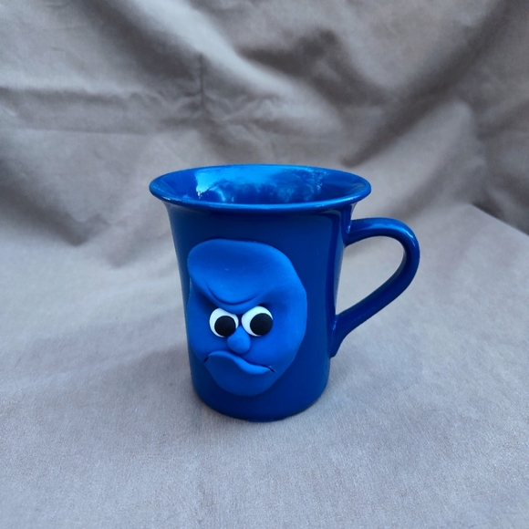 🧊🌀Mug Face 🔵 Blue - Picture 1 of 6
